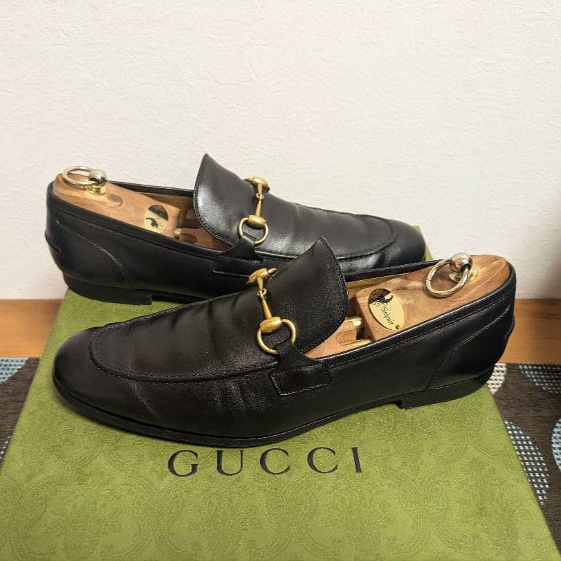 Gucci Horsebit Loafers Jordaan Black 10