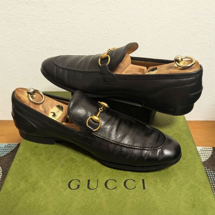 Gucci Horsebit Loafers Jordaan Black 10