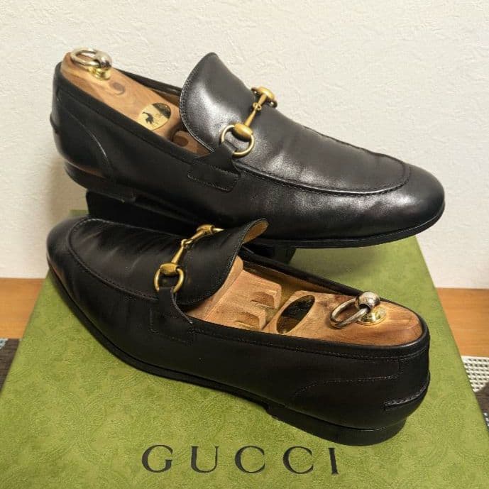 Gucci Horsebit Loafers Jordaan Black 10