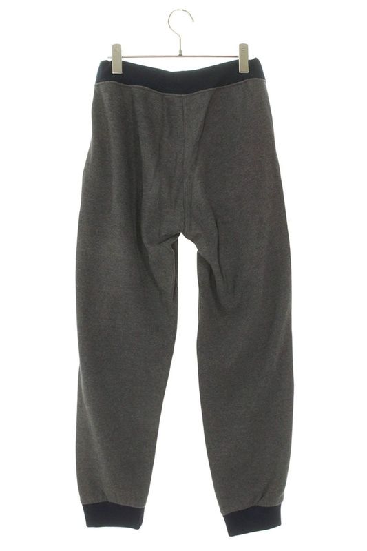 Hermes Ribbed Color Switching Easy Sweat Long Pants Men's XS