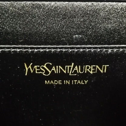 Saint Laurent Clutch Leather Blue Gold — view 5