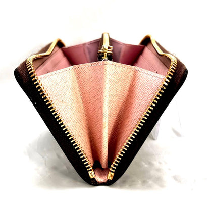 Louis Vuitton Monogram Portefeuille Clemence Rose Valley Wallet