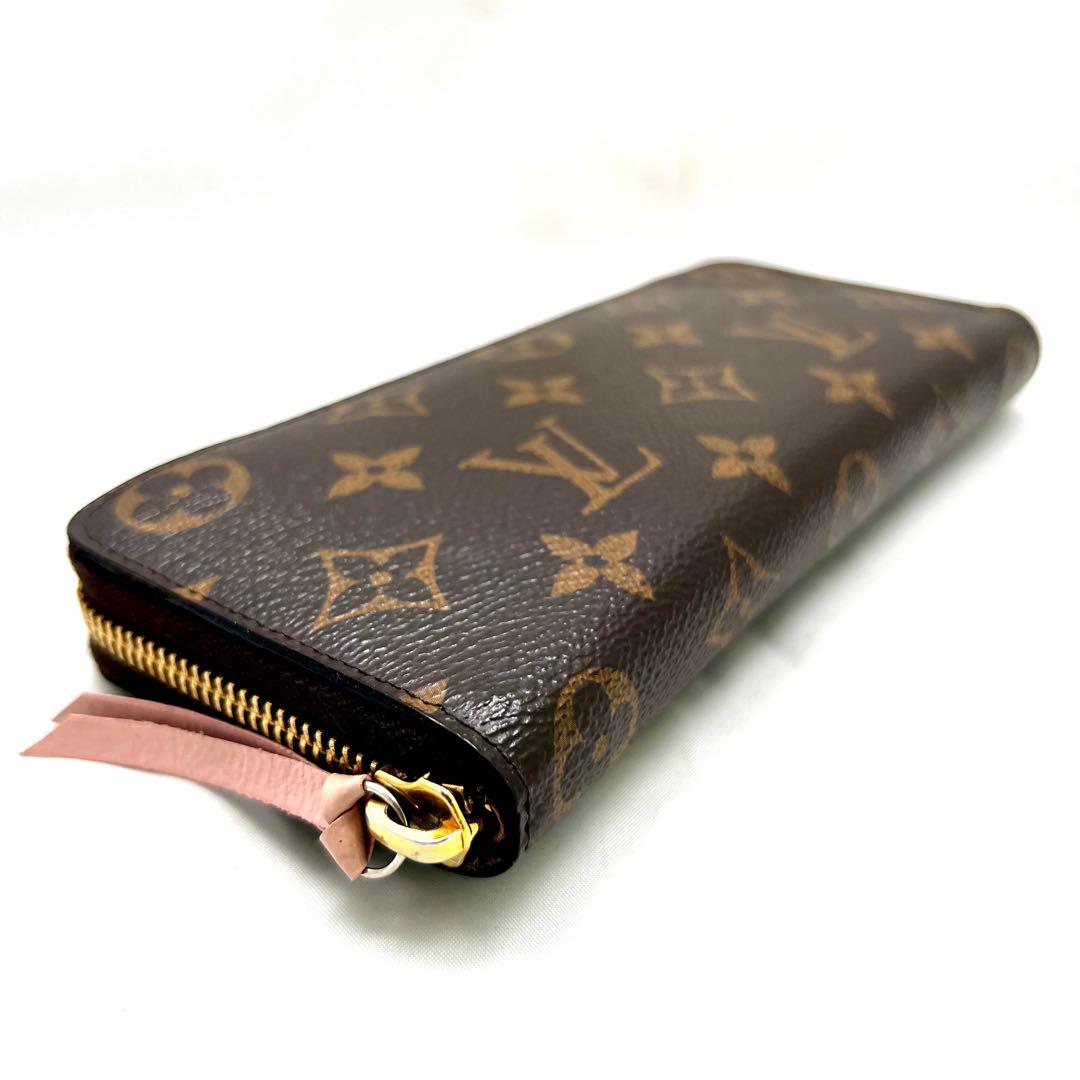 Louis Vuitton Monogram Portefeuille Clemence Rose Valley Wallet