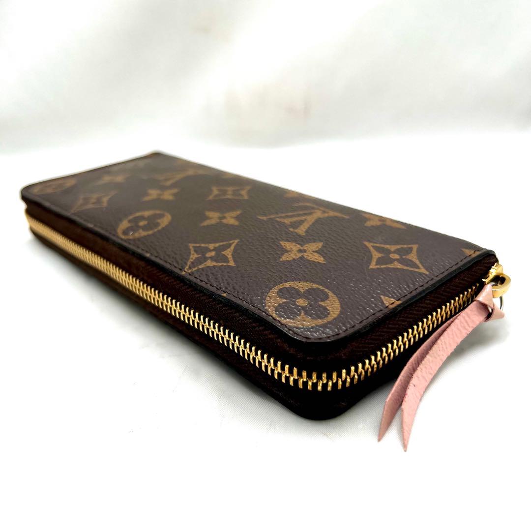 Louis Vuitton Monogram Portefeuille Clemence Rose Valley Wallet