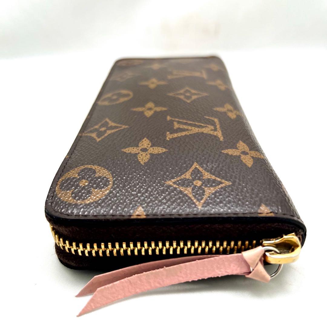 Louis Vuitton Monogram Portefeuille Clemence Rose Valley Wallet