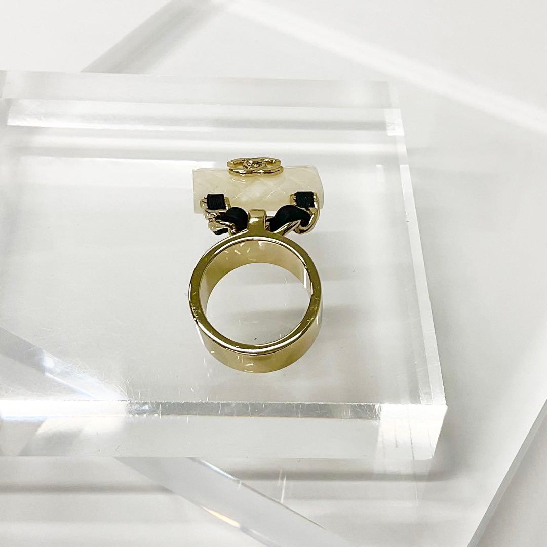 Chanel Chanel Cocomark Quilted Bag Charm Ring