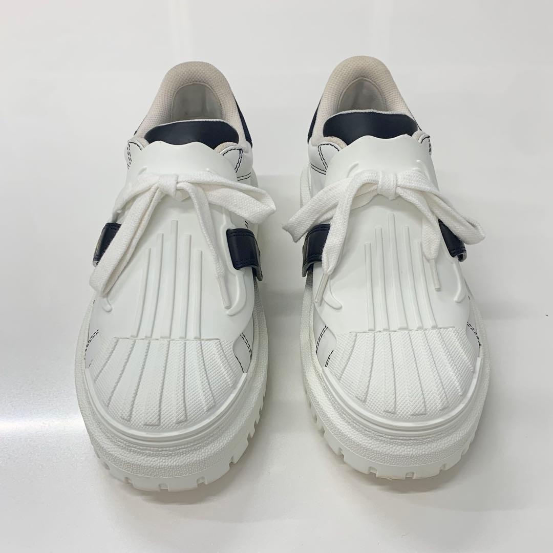 Dior Id Logo Leather Rubber Sneakers — view 4