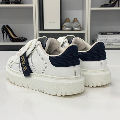 Dior Id Logo Leather Rubber Sneakers — view 5
