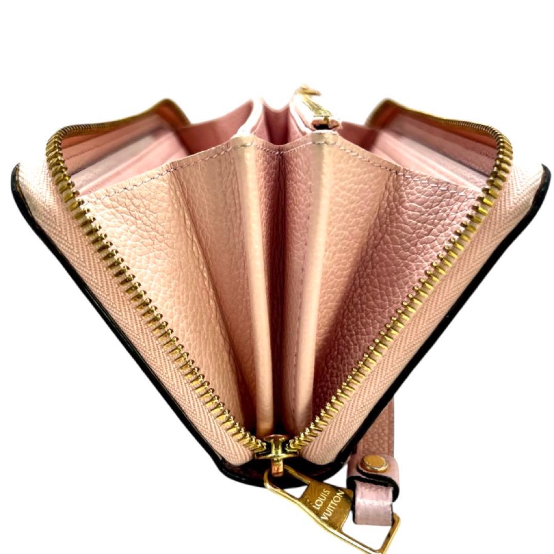 Louis Vuitton Bicolor Empreinte Zippy Wallet Bouton de Rose — view 5