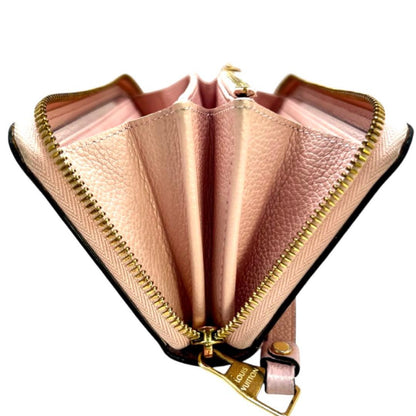 Louis Vuitton Bicolor Empreinte Zippy Wallet Bouton de Rose — view 5