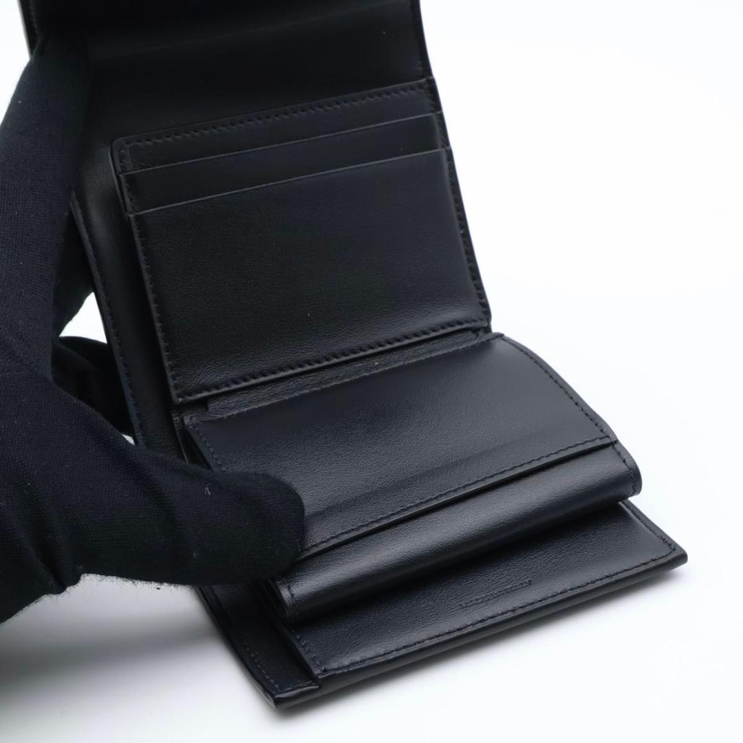 Celine Trifold Tri Foldwallet Black Wallet — view 4