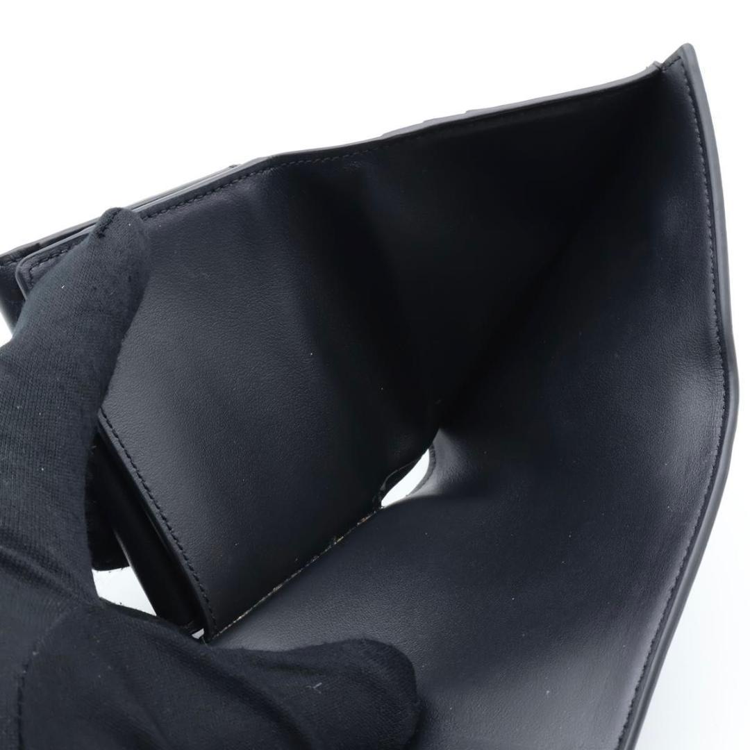Celine Trifold Tri Foldwallet Black Wallet — view 6