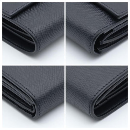 Celine Trifold Tri Foldwallet Black Wallet — view 8