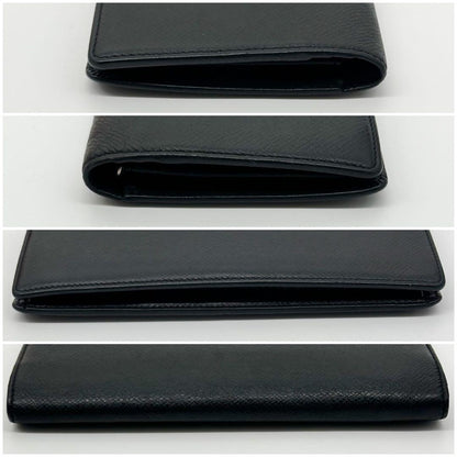 Louis Vuitton Portefeuille Brazza Taiga Black Bifold Wallet — view 6