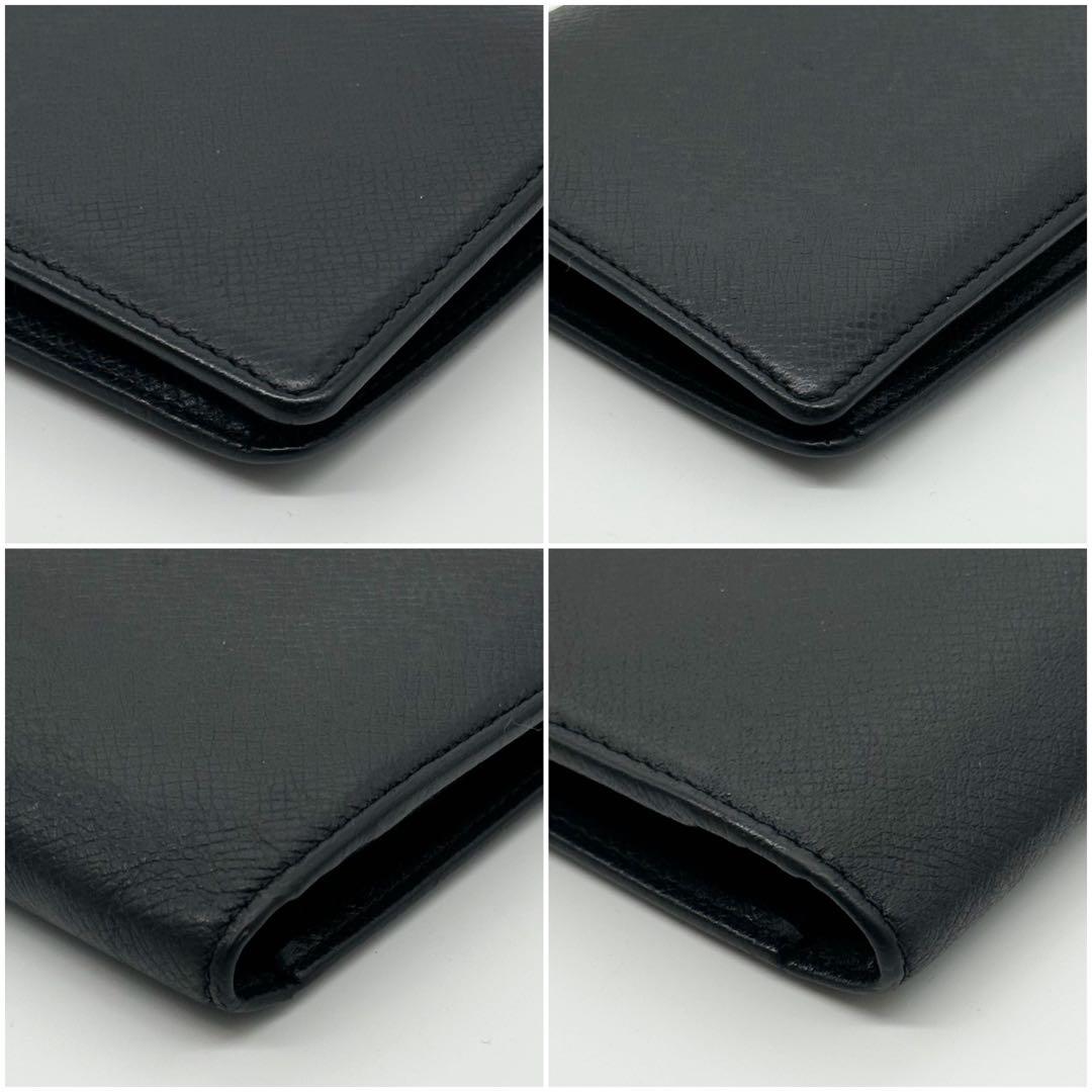Louis Vuitton Portefeuille Brazza Taiga Black Bifold Wallet — view 7