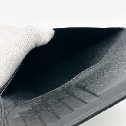 Louis Vuitton Portefeuille Brazza Taiga Black Bifold Wallet — view 9