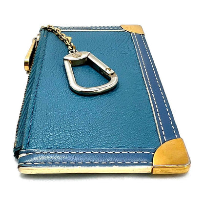 Louis Vuitton Suhali Pochette Cles Coin Case Blue