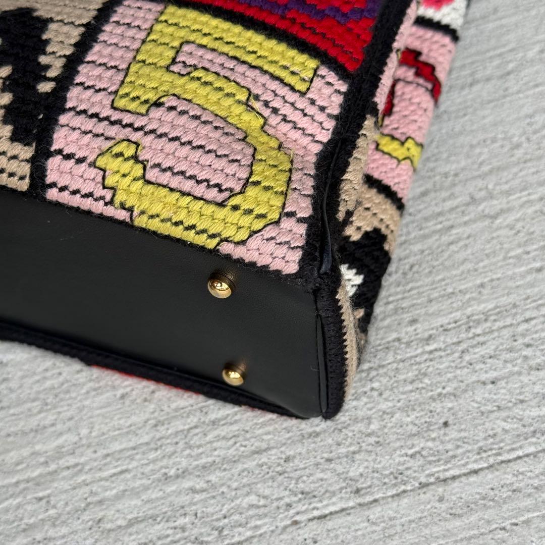 Chanel Precious Symbol Needle Point Multicolor Bag — view 4