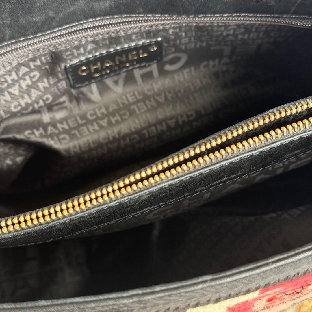 Chanel Precious Symbol Needle Point Multicolor Bag — view 6