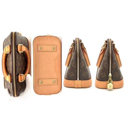 Louis Vuitton Handbag 2-Way Monogram Alma BB Brown — view 7