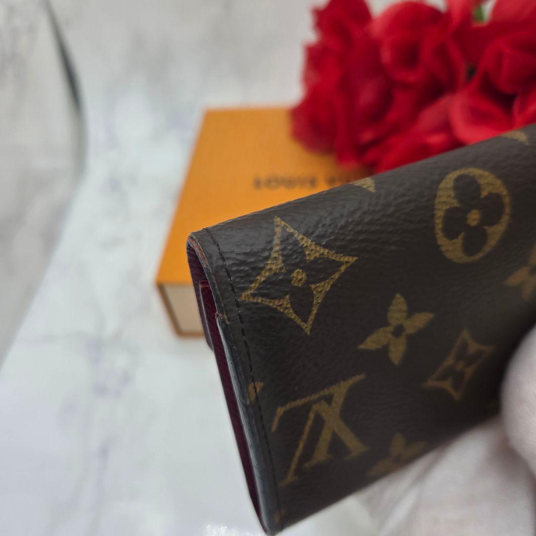 Louis Vuitton Porte Monnaie Rosalie Fuchsia Fold — view 6