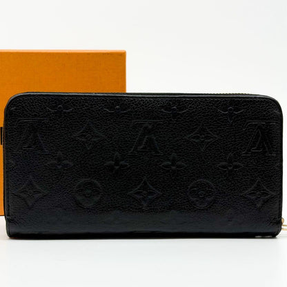 Louis Vuitton Zippy Wallet Empreinte Black Round — view 3