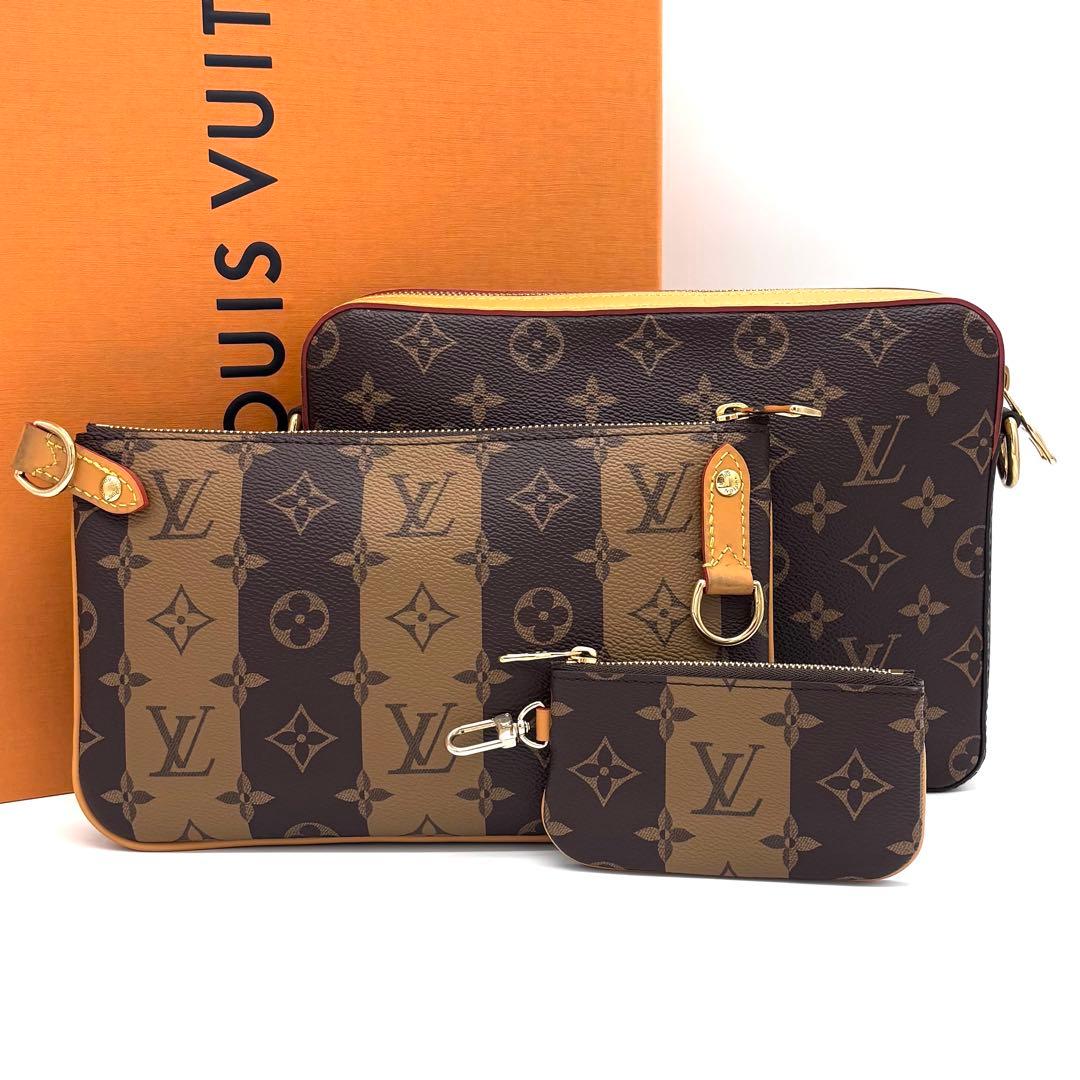 Louis Vuitton Monogram Trio Messenger Collaboration Brown — view 2