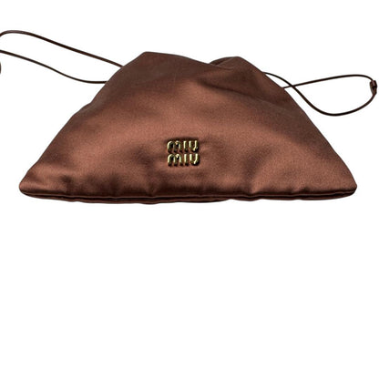 Miu Miu Satin Drawstring Pouch — view 7