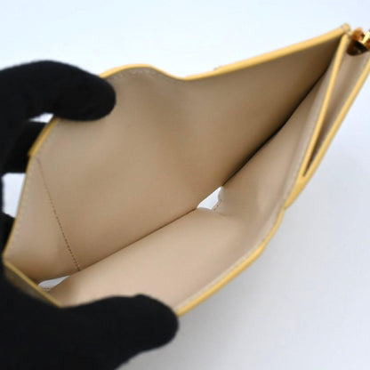 Louis Vuitton Taurillon Capucines XS Yellow Trifold Wallet Limited Compact — view 4