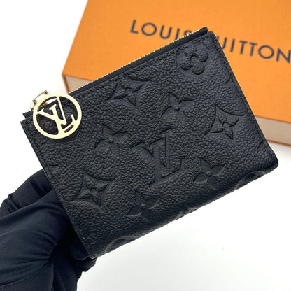 Louis Vuitton Portefeuille Lisa Empreinte Noir Black Wallet