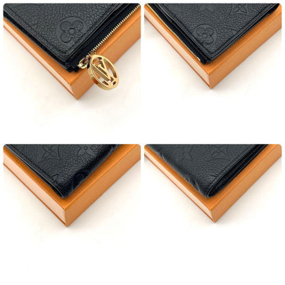 Louis Vuitton Portefeuille Lisa Empreinte Noir Black Wallet — view 8