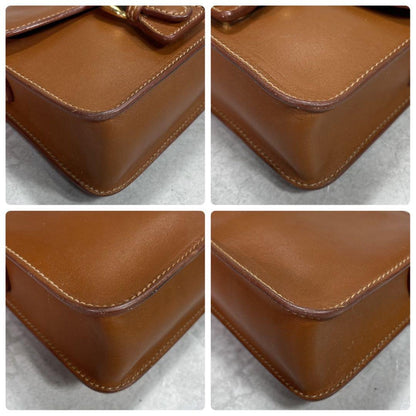 Gucci Sherry Line Shoulder Bag Brown Leather — view 8