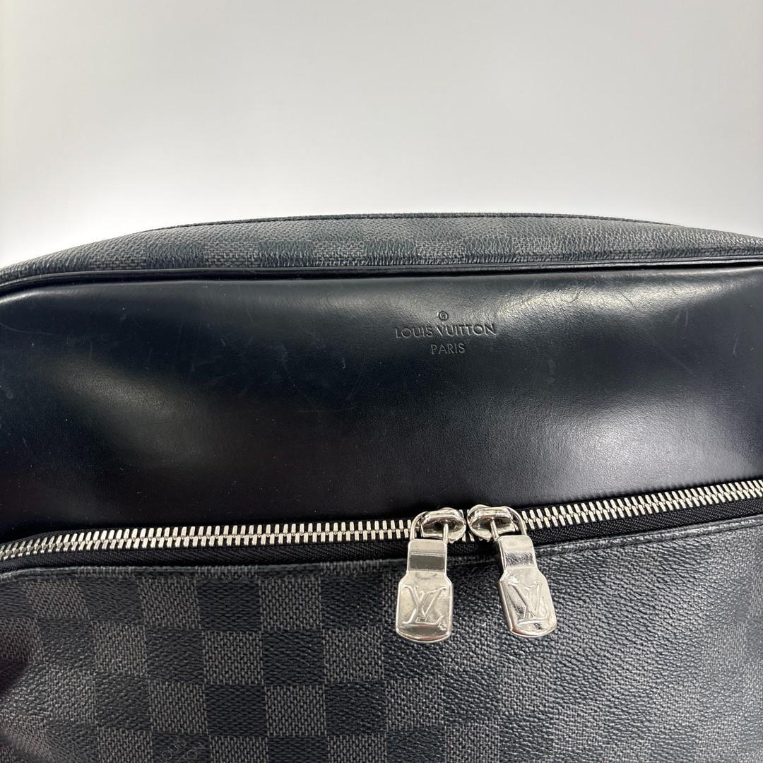 Louis Vuitton Super Damier Graphite Dayton MM Shoulder Bag — view 7