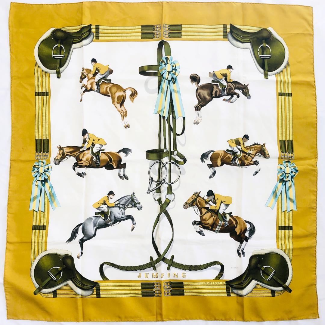 Hermes Carre 90 Jumping No Tags