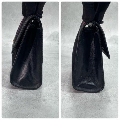 Gucci Sherry Line Clutch Suede Leather Navy — view 6