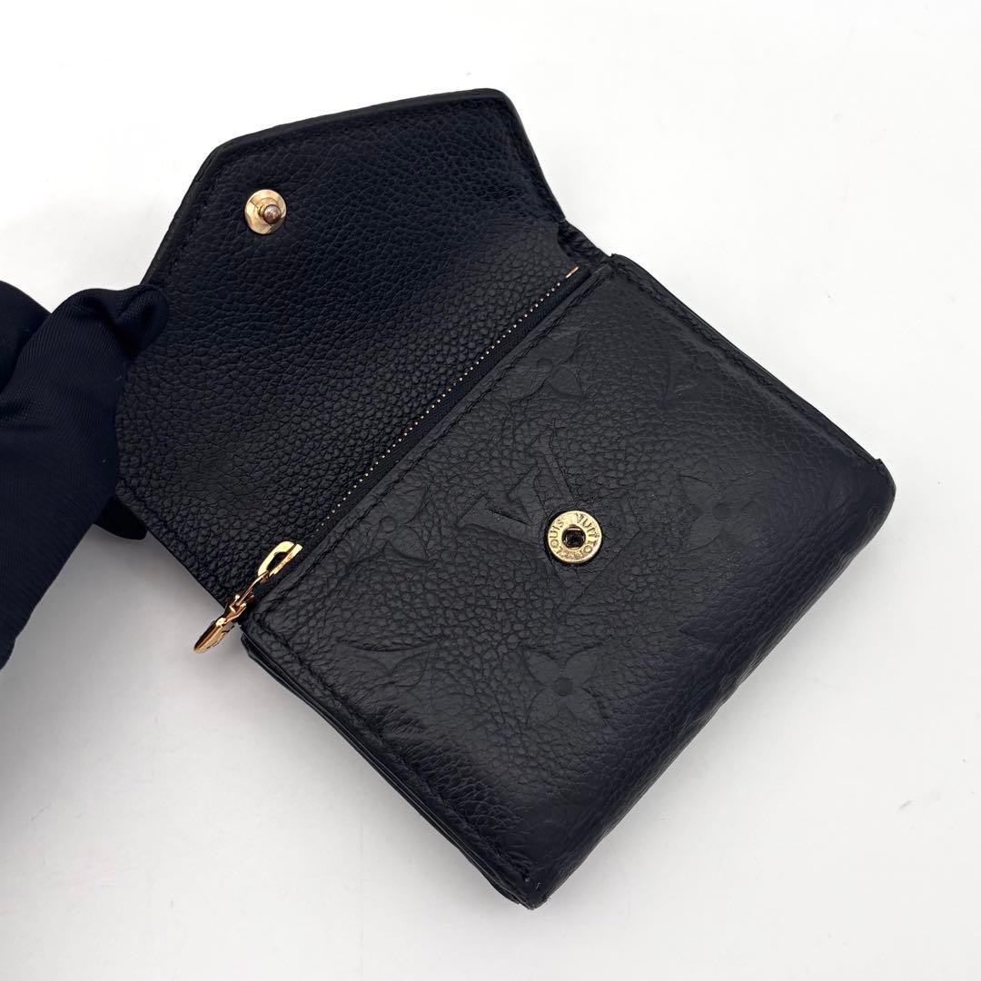 Louis Vuitton Monogram Empreinte Portefeuille Zoe Noir Wallet — view 3