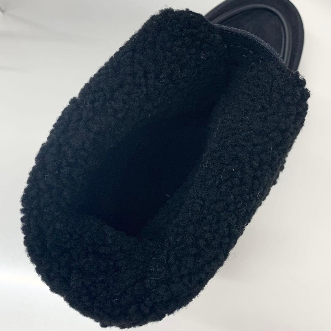 Hermes Emmisfer Suede Sheepskin Belt Short Boots — view 8