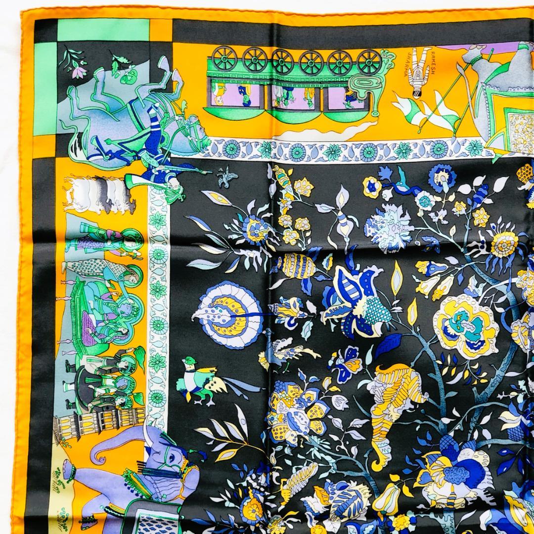 Hermes Carre 90 Dazzling India Scarf