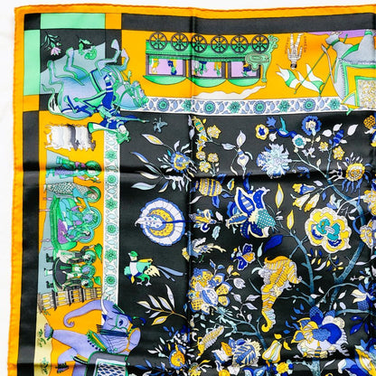 Hermes Carre 90 Dazzling India Scarf