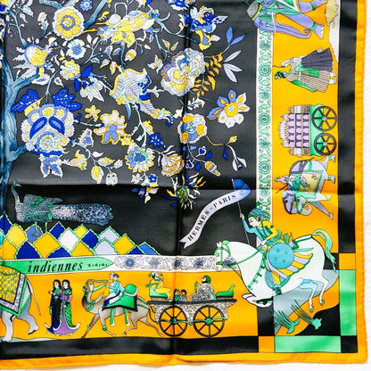 Hermes Carre 90 Dazzling India Scarf