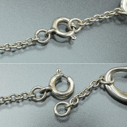 Tiffany & Co Open Heart Bracelet 18 Silver — view 8