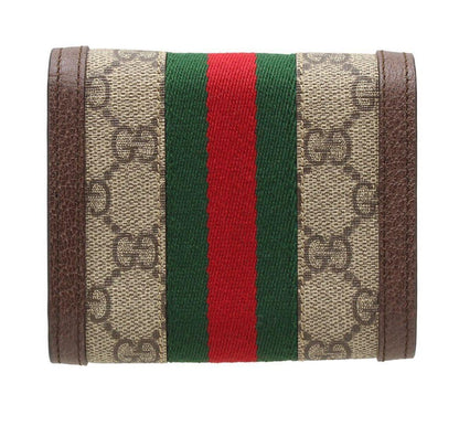 Gucci GG Supreme Ophidia Trifold Compact Wallet