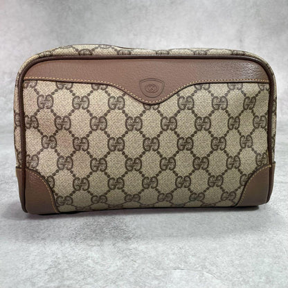 Gucci GG Clutch Brown Beige Second Logo — view 2