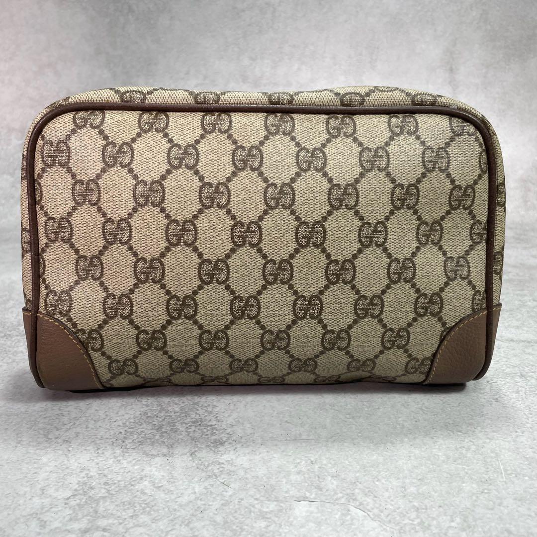 Gucci GG Clutch Brown Beige Second Logo — view 3