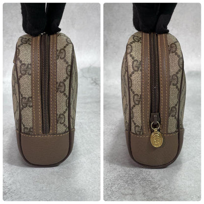 Gucci GG Clutch Brown Beige Second Logo — view 5