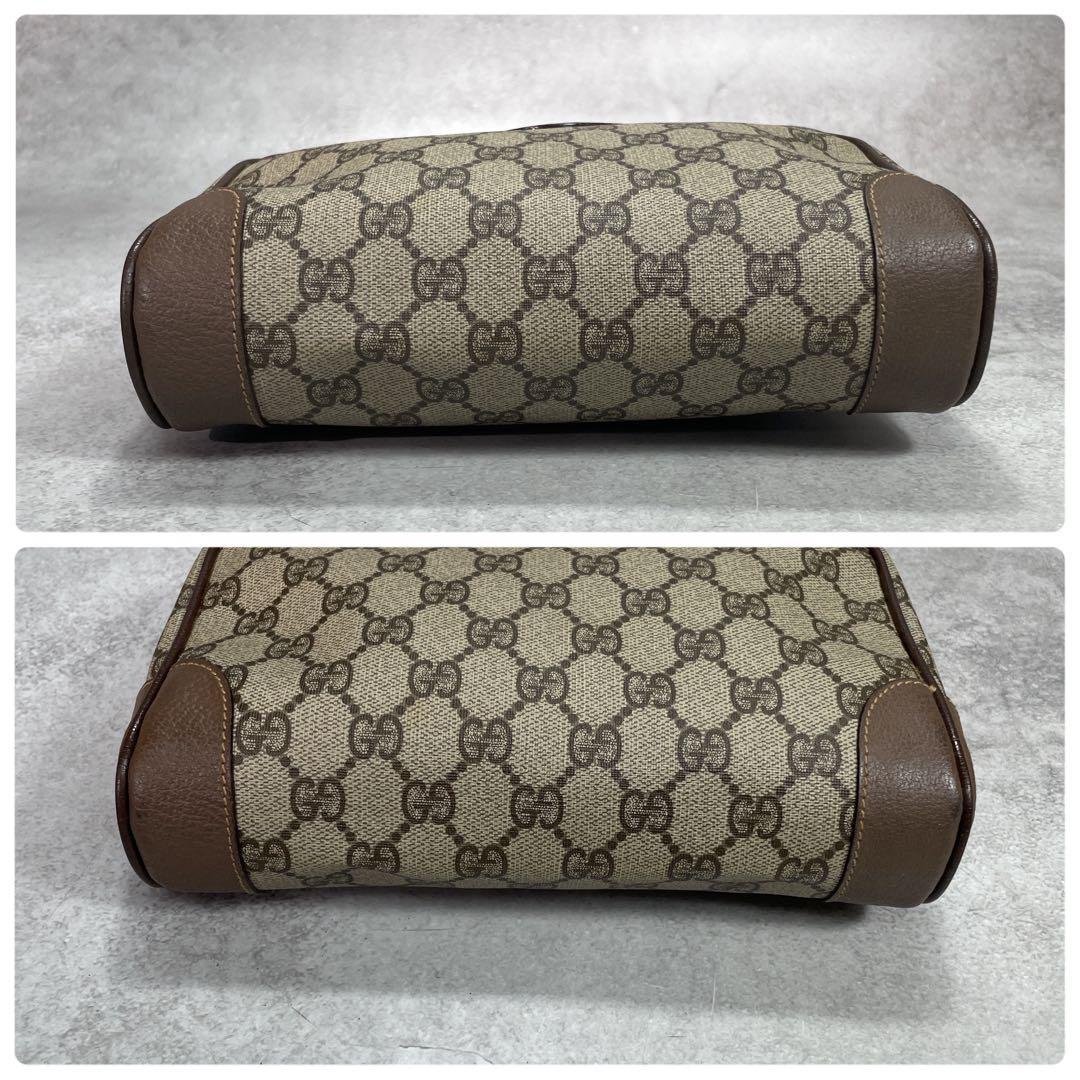 Gucci GG Clutch Brown Beige Second Logo — view 6