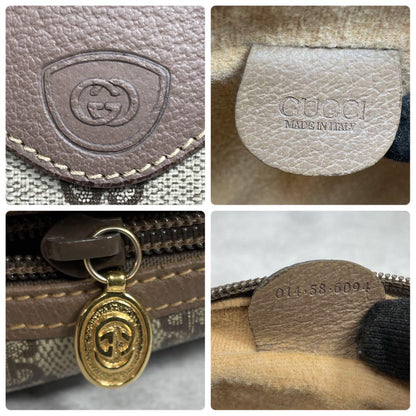 Gucci GG Clutch Brown Beige Second Logo — view 8