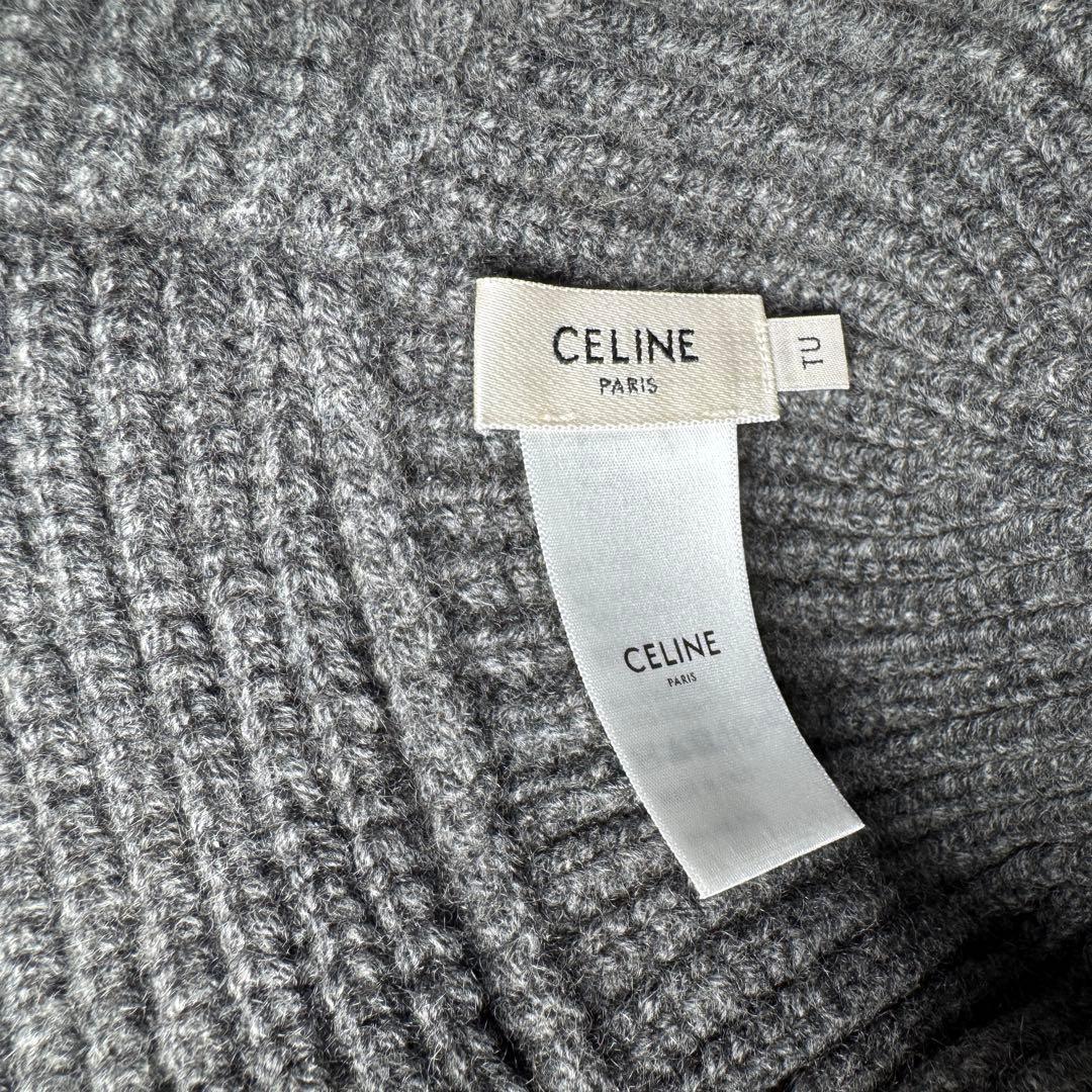 Celine Triomphe Cashmere Bucket Hat Knit — view 9