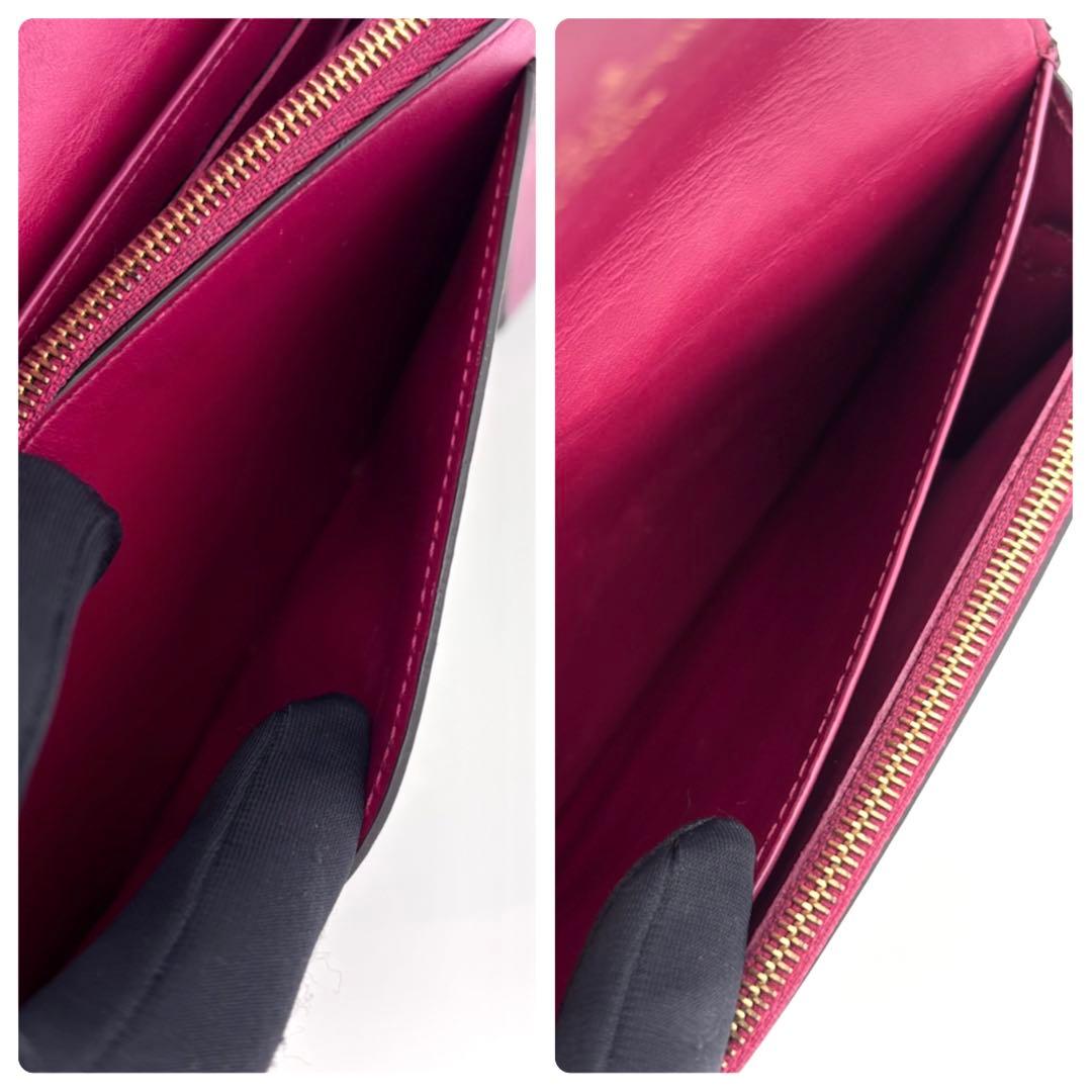 Louis Vuitton Monogram Portefeuille Flor Chain Fuchsia Shoulder Bag — view 6