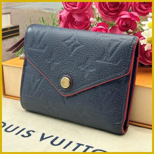 Louis Vuitton Empreinte Portefeuille Victorine Marine Wallet